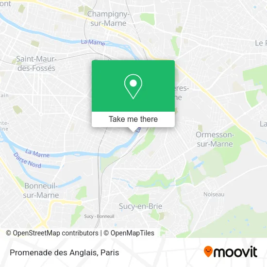Promenade des Anglais map