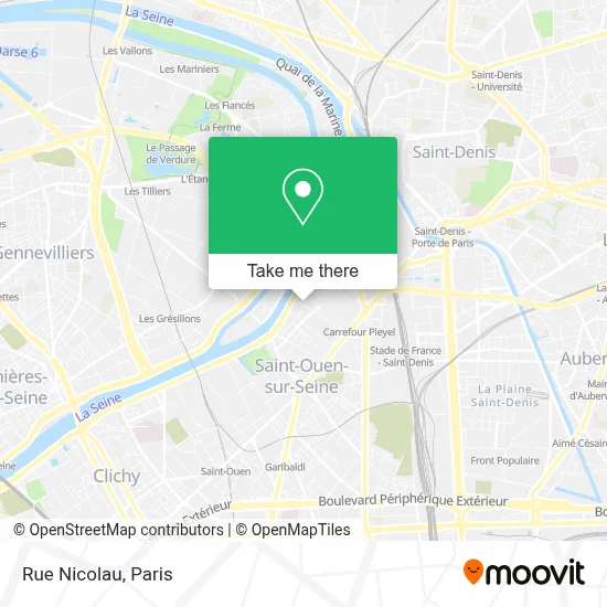 Rue Nicolau map