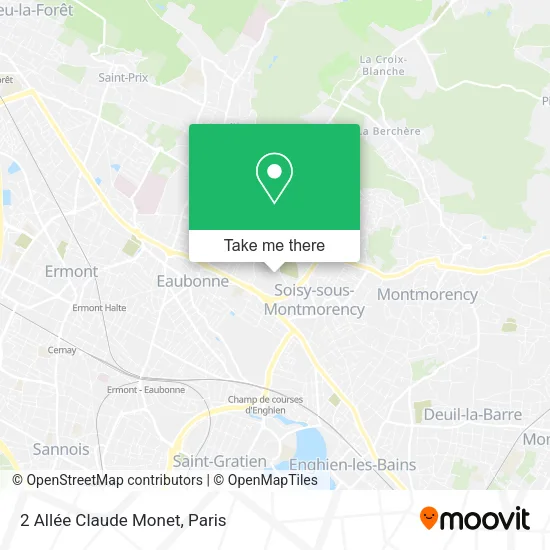 2 Allée Claude Monet map