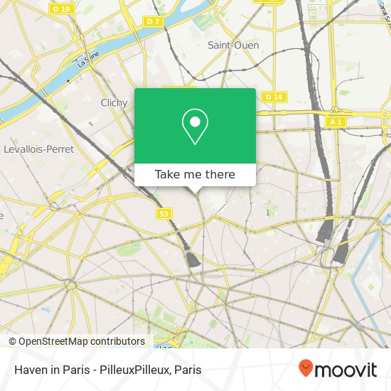 Mapa Haven in Paris - PilleuxPilleux
