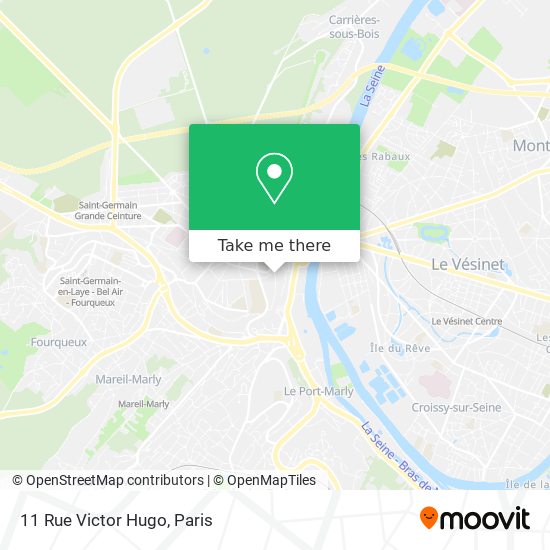 Mapa 11 Rue Victor Hugo