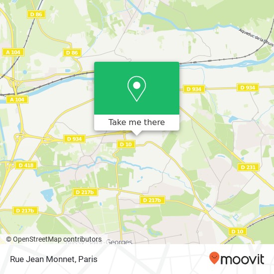 Rue Jean Monnet map