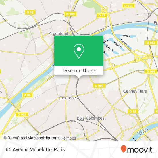 66 Avenue Ménelotte map