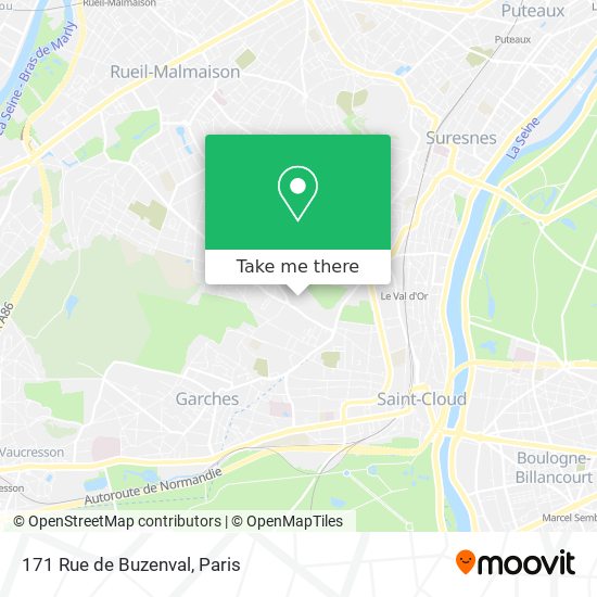 171 Rue de Buzenval map