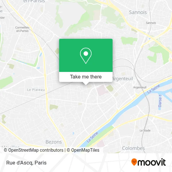 Rue d'Ascq map