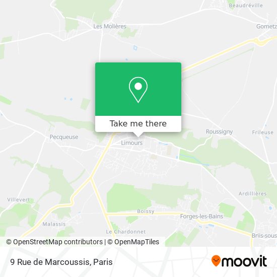 Mapa 9 Rue de Marcoussis