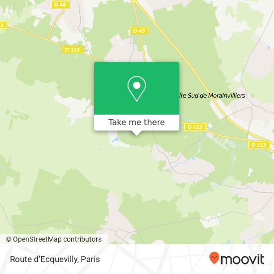 Mapa Route d'Ecquevilly
