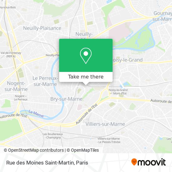 Rue des Moines Saint-Martin map