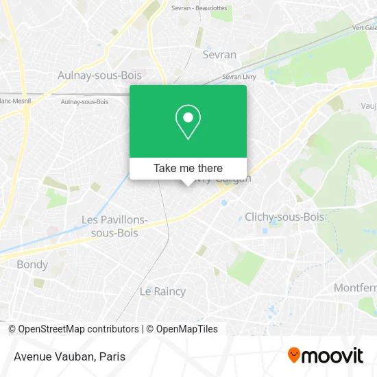 Avenue Vauban map