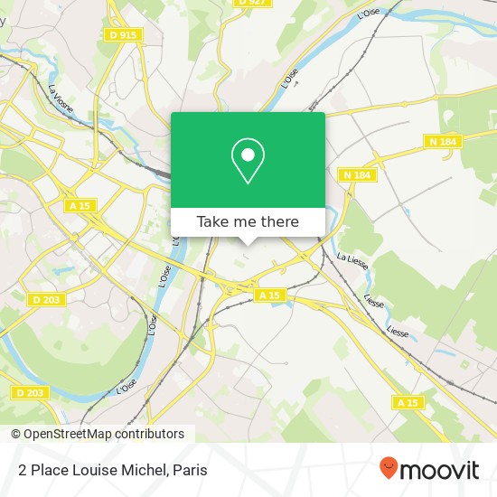 2 Place Louise Michel map