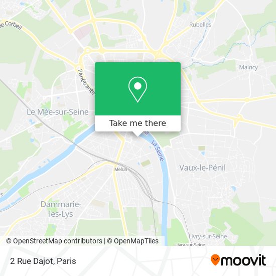 Mapa 2 Rue Dajot