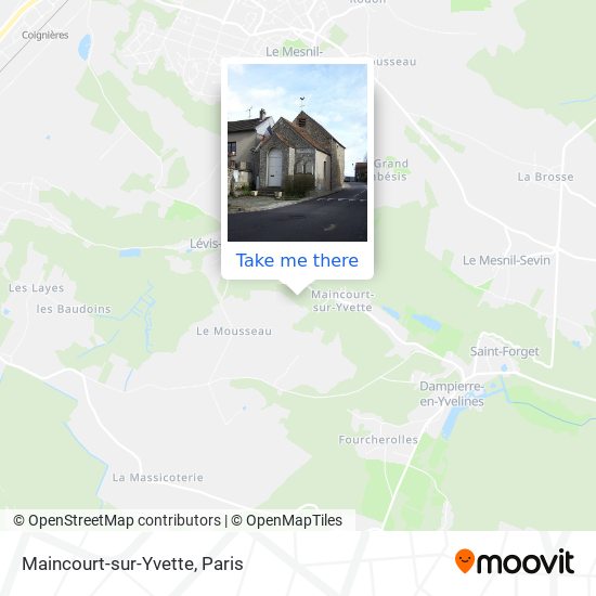 Maincourt-sur-Yvette map