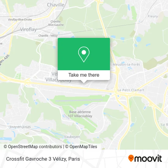 Crossfit Gavroche 3 Vélizy map