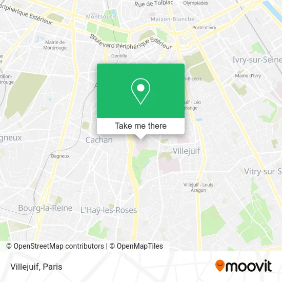 Villejuif map