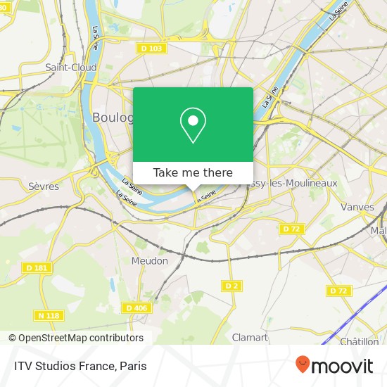 ITV Studios France map
