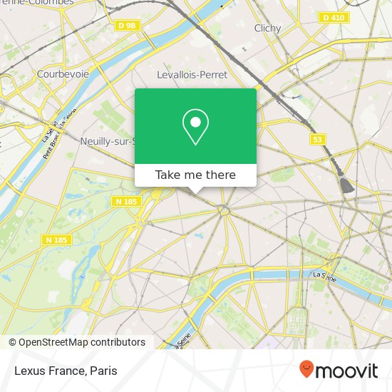 Lexus France map