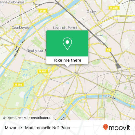 Mazarine - Mademoiselle Noï map