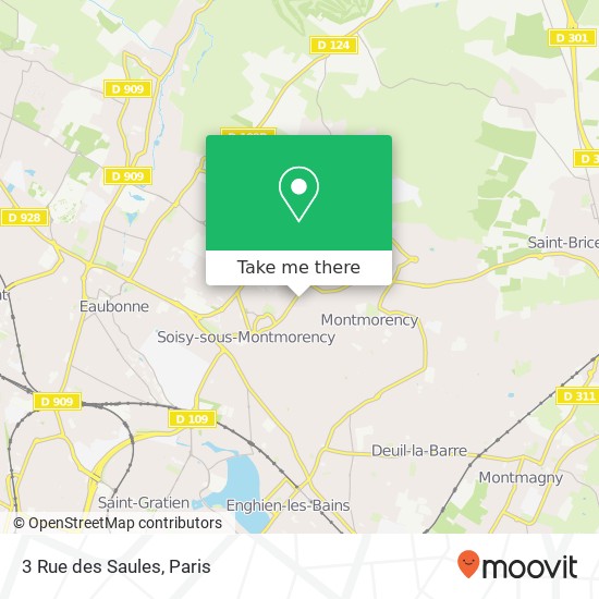 3 Rue des Saules map