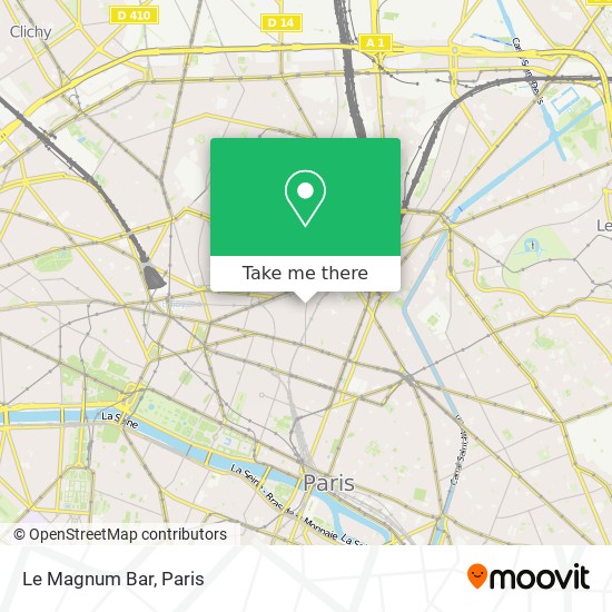 Mapa Le Magnum Bar