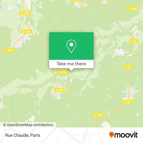 Mapa Rue Chaude