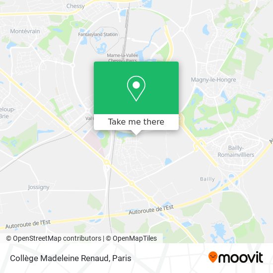 Collège Madeleine Renaud map