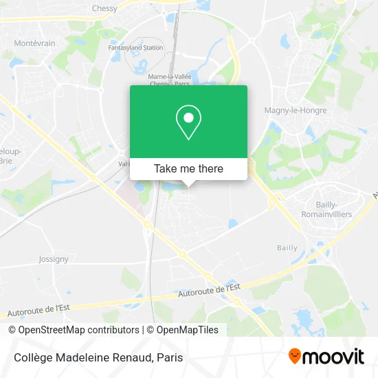 Collège Madeleine Renaud map