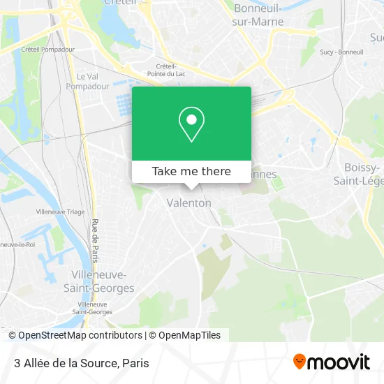 3 Allée de la Source map