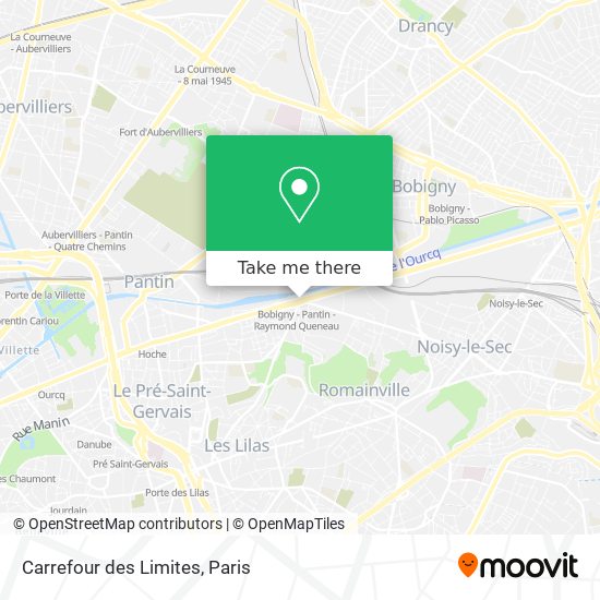 Mapa Carrefour des Limites