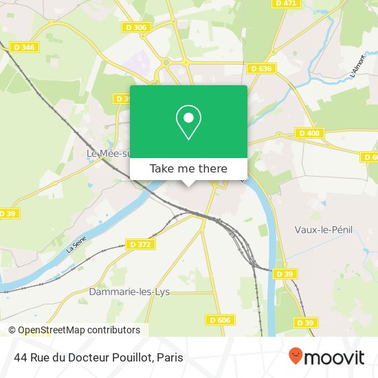 44 Rue du Docteur Pouillot map