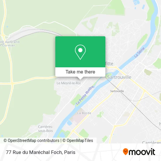 77 Rue du Maréchal Foch map