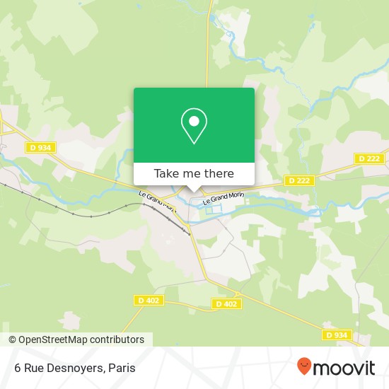 Mapa 6 Rue Desnoyers