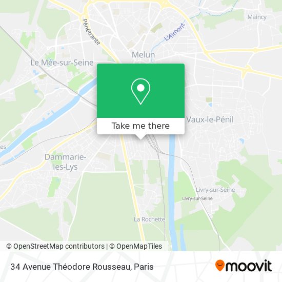 34 Avenue Théodore Rousseau map