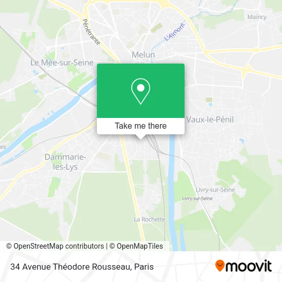 34 Avenue Théodore Rousseau map