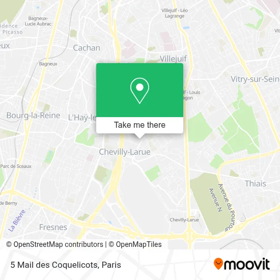 5 Mail des Coquelicots map