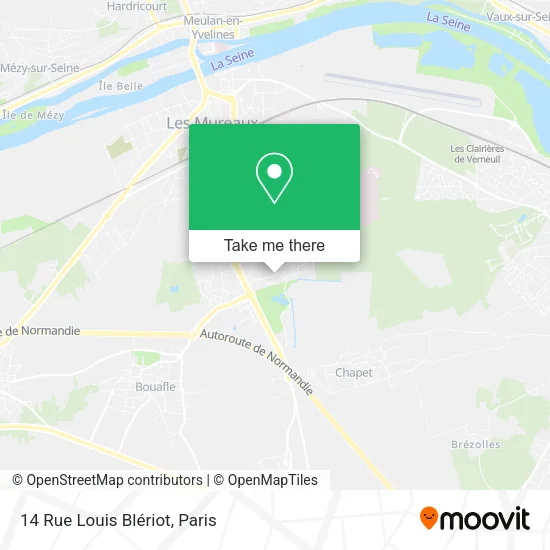 14 Rue Louis Blériot map