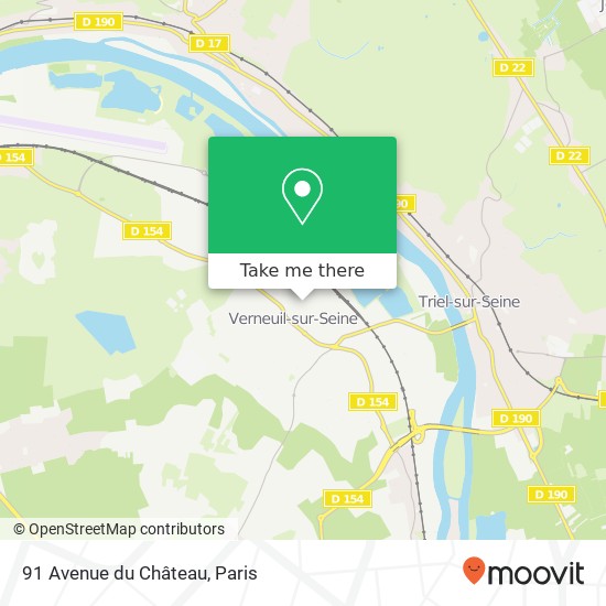 91 Avenue du Château map