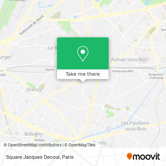 Square Jacques Decour map