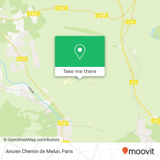 Ancien Chemin de Melun map