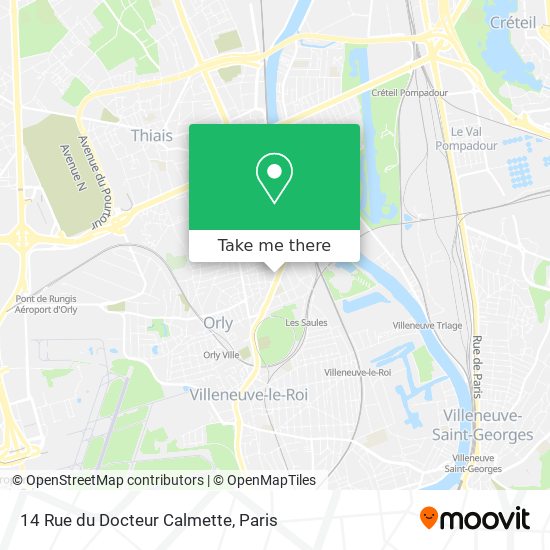 14 Rue du Docteur Calmette map