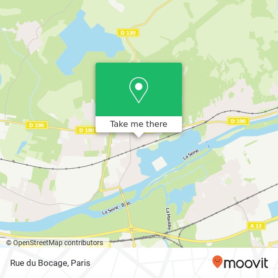 Mapa Rue du Bocage