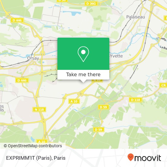 Mapa EXPRIMM'IT (Paris)