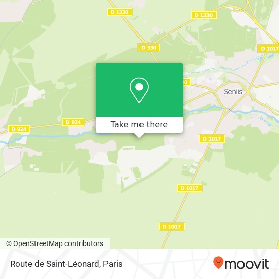 Route de Saint-Léonard map