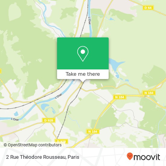Mapa 2 Rue Théodore Rousseau