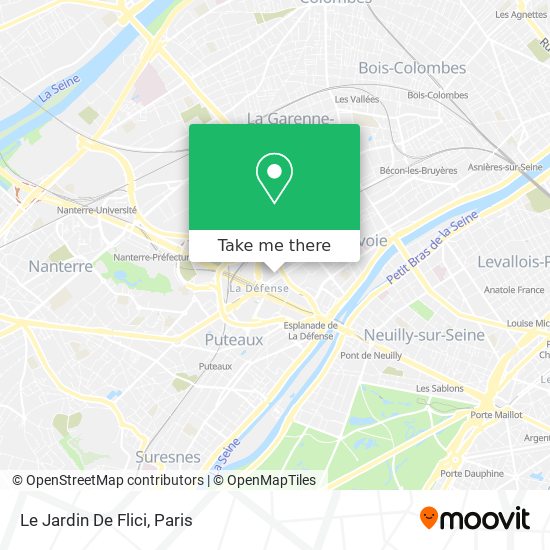 Le Jardin De Flici map