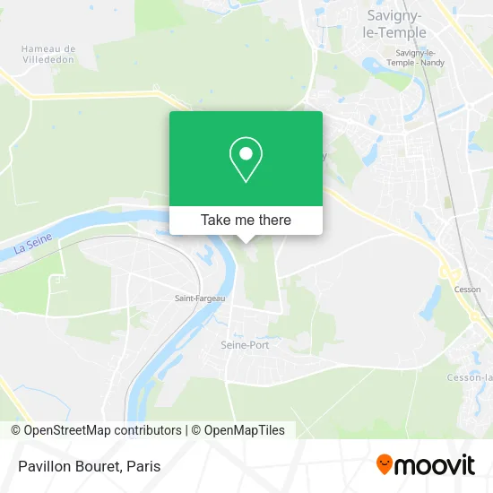 Pavillon Bouret map