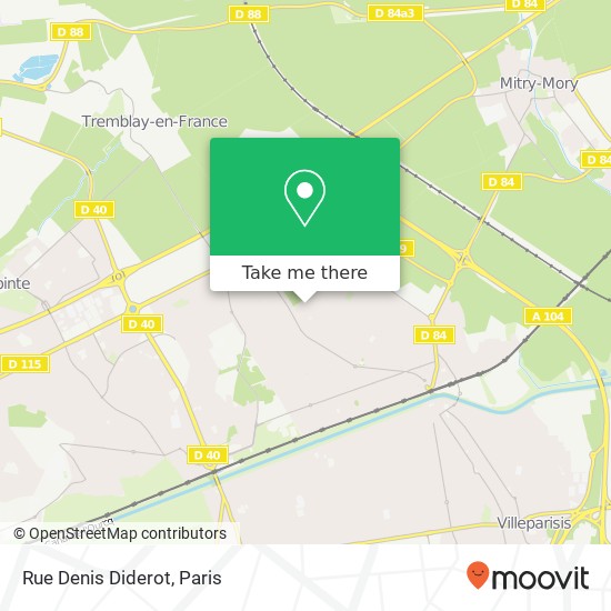 Rue Denis Diderot map