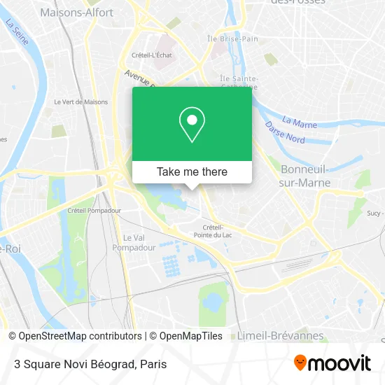 3 Square Novi Béograd map