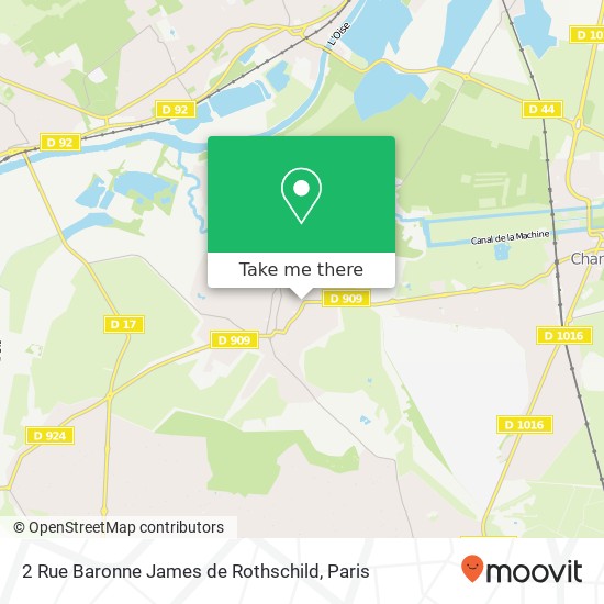 Mapa 2 Rue Baronne James de Rothschild