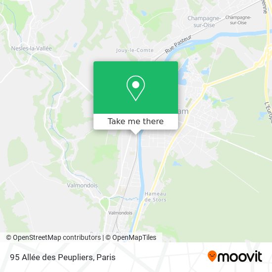 95 Allée des Peupliers map