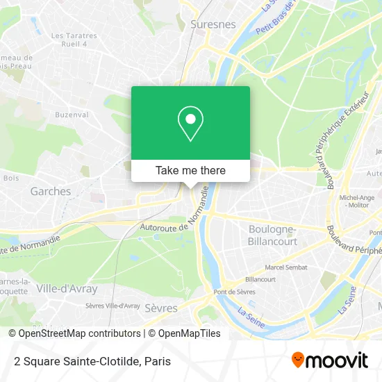 2 Square Sainte-Clotilde map